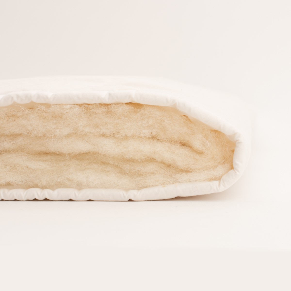 cross section of a herdysleep wool duvet